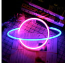 Neonowa Lampka Saturn