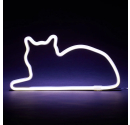 Lampa Neonowy Kot