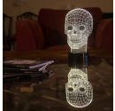 Lampa Czaszka 3D