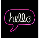 Lampa Neonowa Hello