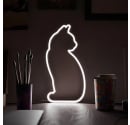 Neonowa Lampa Kot