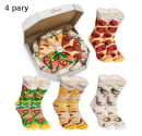 Skarpetki pizza 4  sztuki w boxie. Śmieszny prezent dla faceta