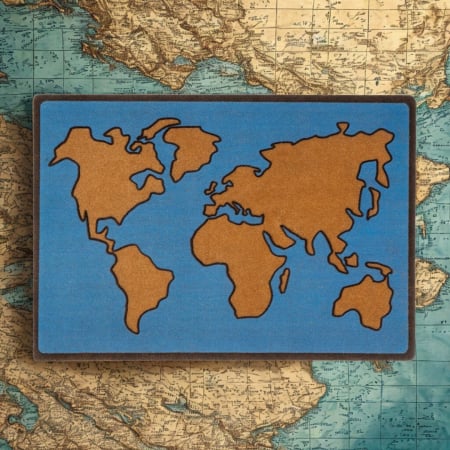 Wycieraczka do Butów Mapa Świata