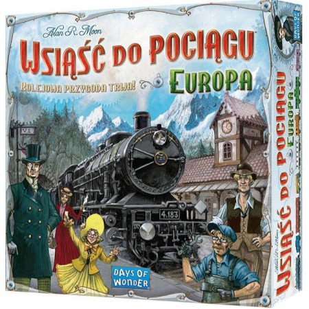 Gra Planszowa Wsiąść do Pociągu: Europa