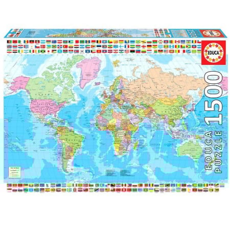 Puzzle Mapa Świata 1500