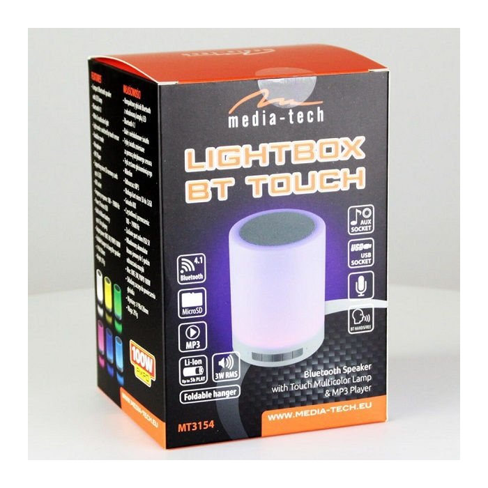 Świecący Głośnik Lightbox Touch