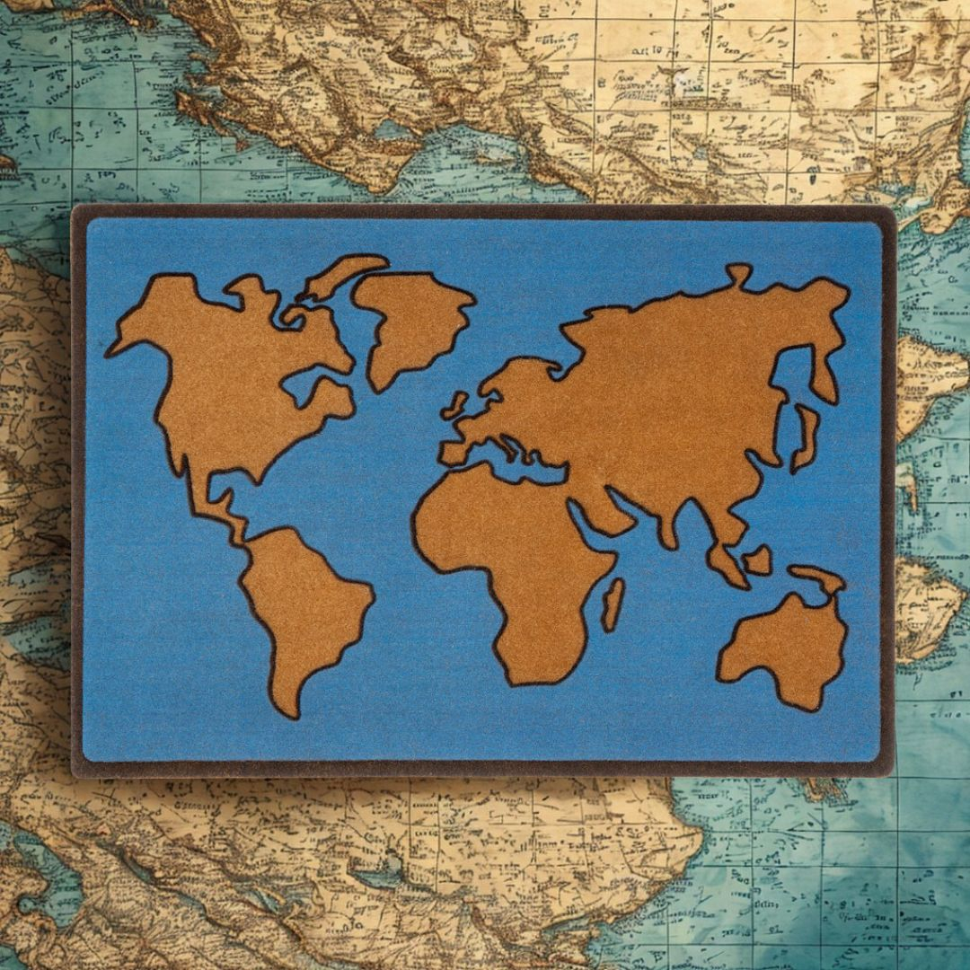 Wycieraczka do Butów Mapa Świata