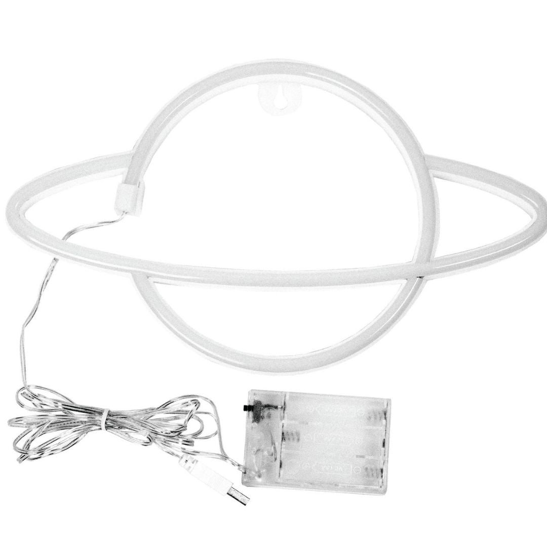 Neonowa Lampka Saturn