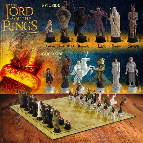 Szachy 3D Władca Pierścieni