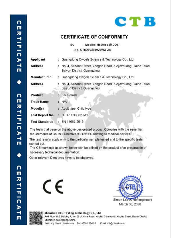 Maski Ochronne 5 sztuk