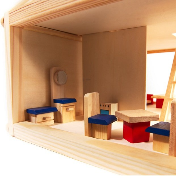 Drewniany Domek dla Lalek