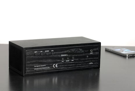 Drewniany Zegar Music Click Clock