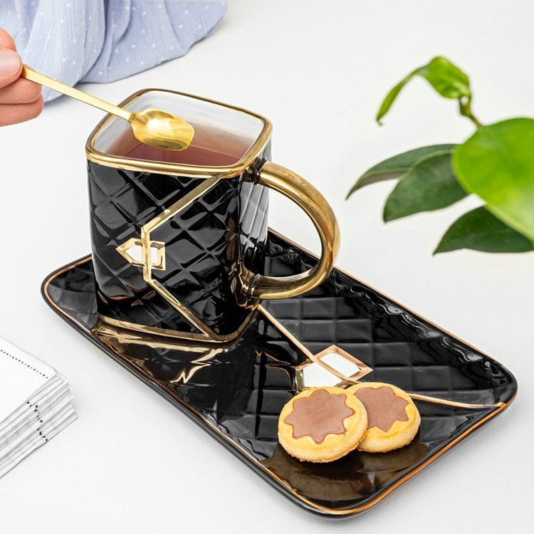 Elegancki Zestaw do Herbaty Torebka