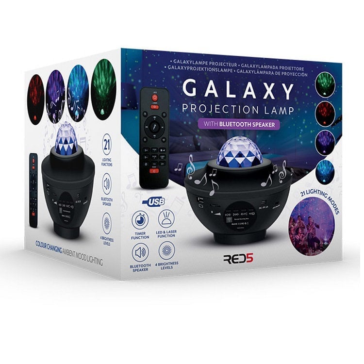 Galaktyczny Głośnik z Projektorem