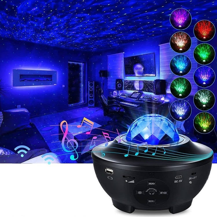 Galaktyczny Głośnik z Projektorem