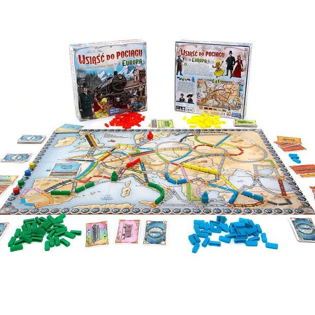 Gra Planszowa Wsiąść do Pociągu: Europa