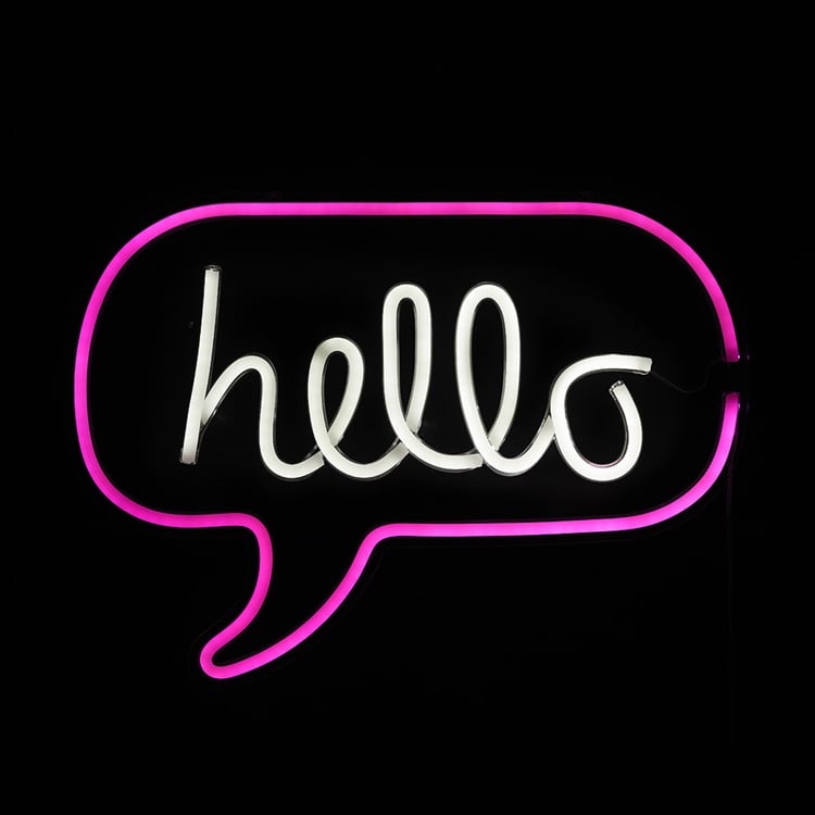Lampa Neonowa Hello