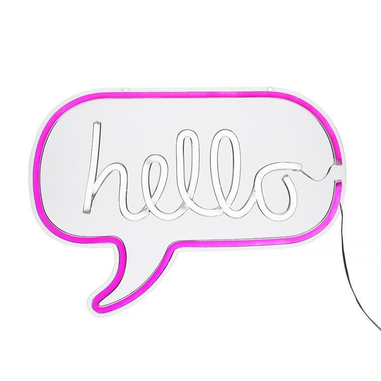 Lampa Neonowa Hello