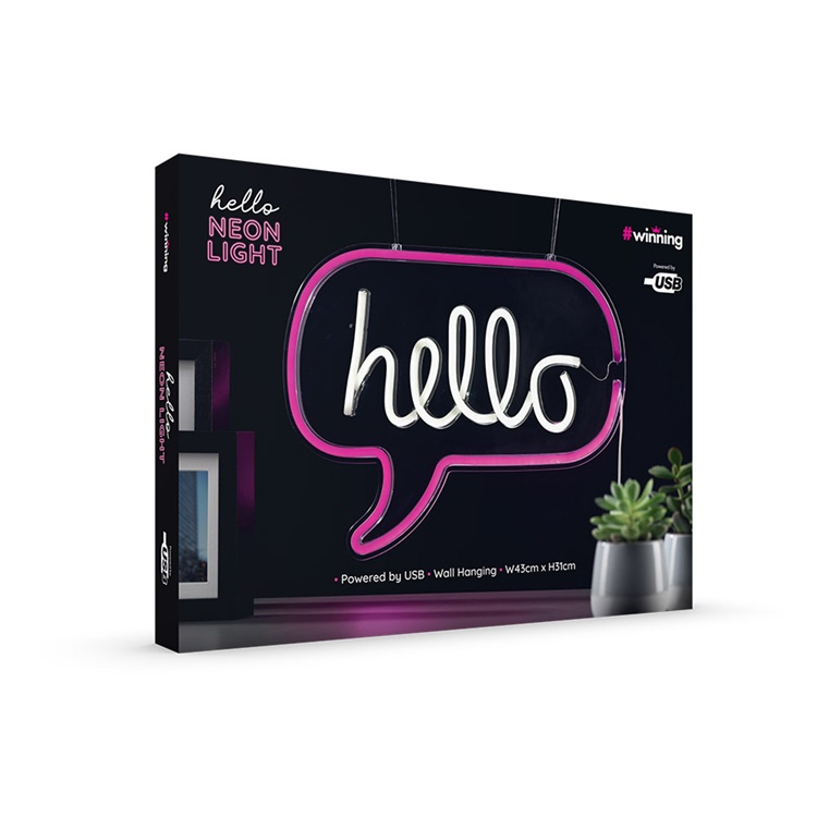 Lampa Neonowa Hello