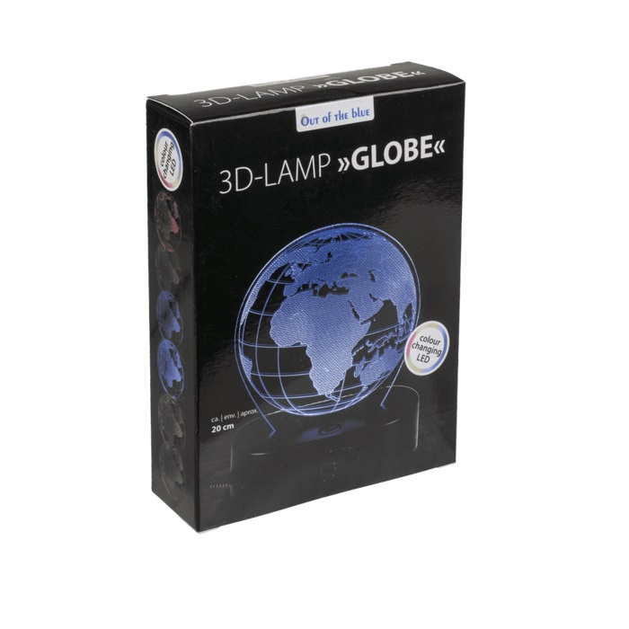Lampka Globus 3D