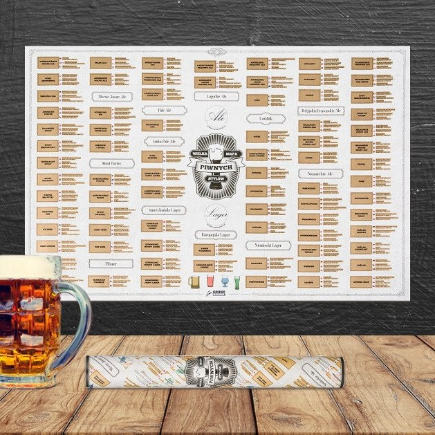 Mapa Zdrapka Piwa