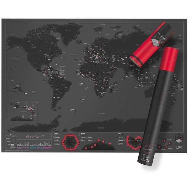 Mapa Zdrapka Stolice