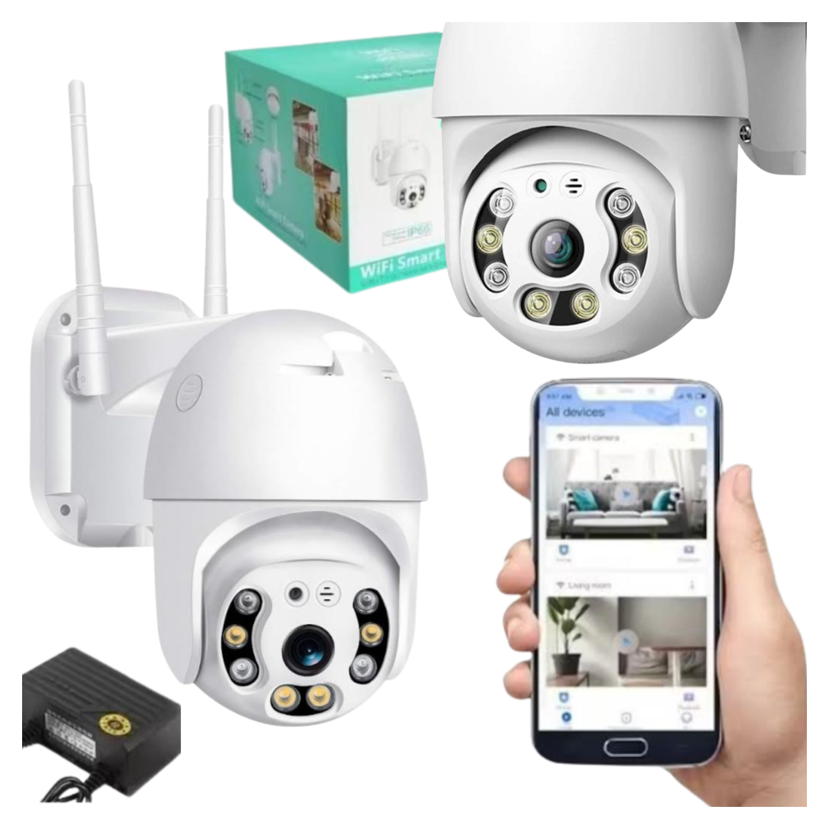 Obrotowa Kamera Smart WiFi 3MP V360 Pro
