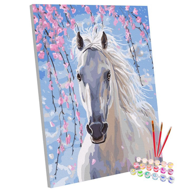 Namaluj Swój Obraz: Biały Koń