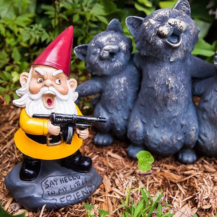 Niegrzeczny Krasnal Ogrodowy