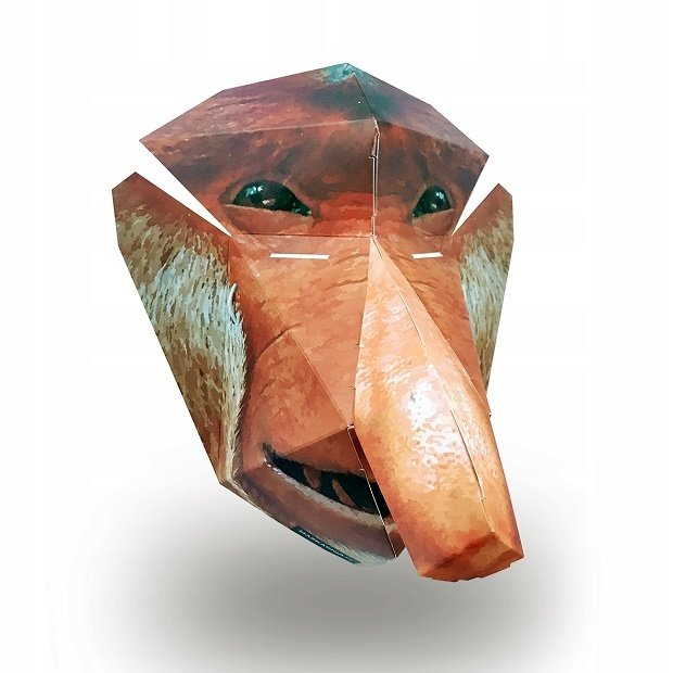 Papierowa Maska 3D Janusz Nosacz