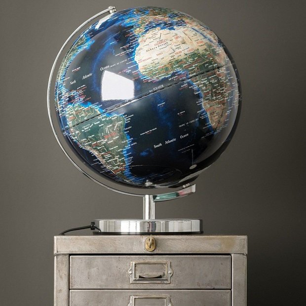 Podświetlany Globus City Lights