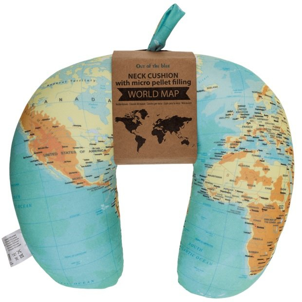 Poduszka Turystyczna Mapa Świata