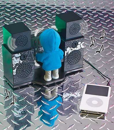 Głośniki Tańczący DJ