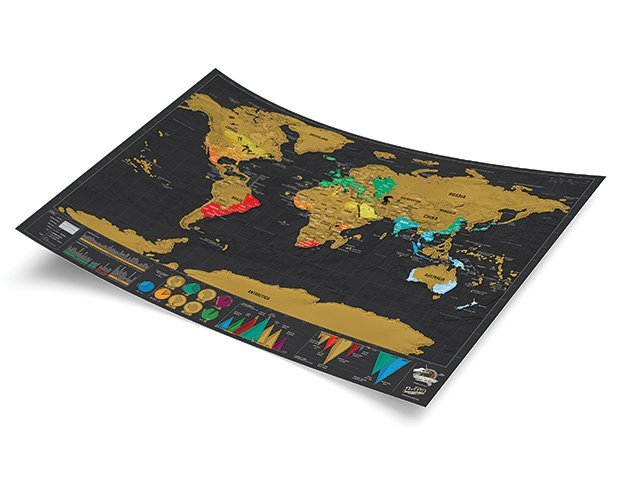 Mapa Zdrapka Deluxe Travel Edition