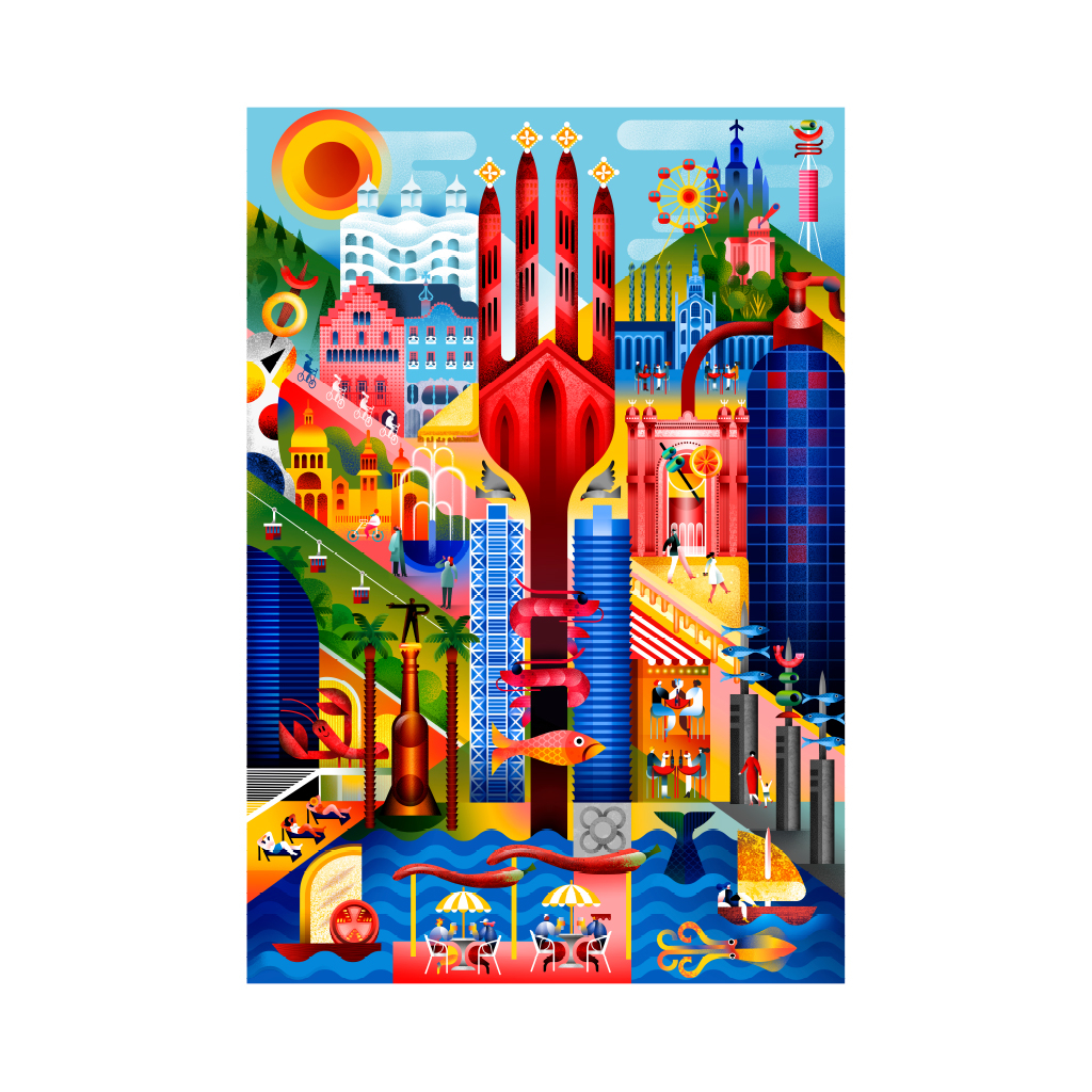 Puzzle Artystyczne Barcelona