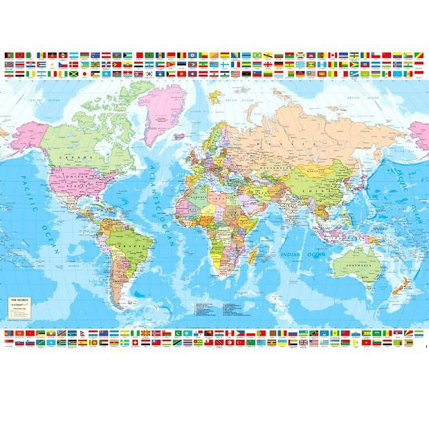 Puzzle Mapa Świata 1500