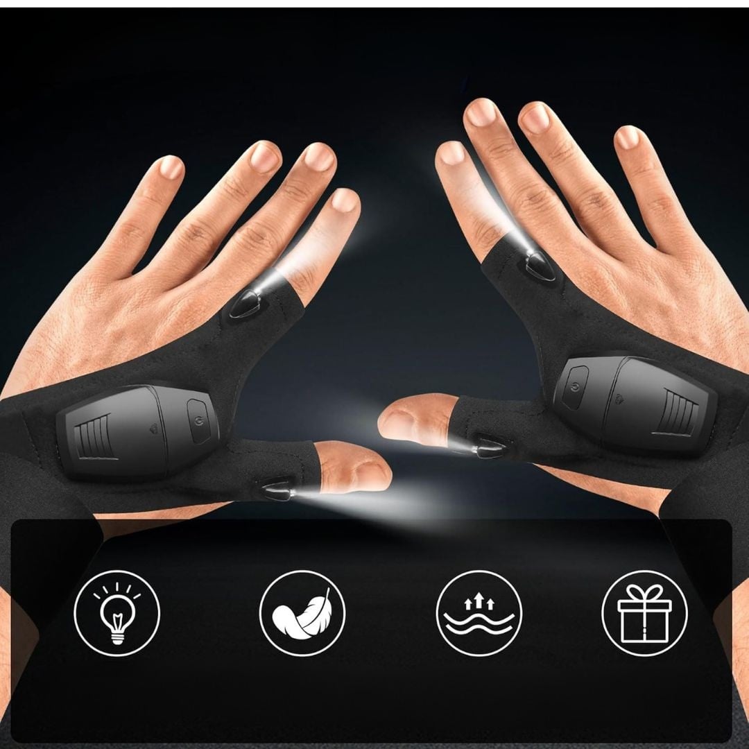 Rękawiczki z Latarką LED USB