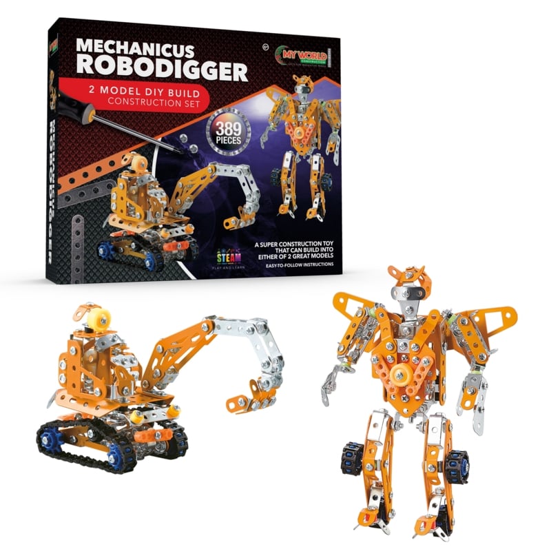Robot i Koparka - Zestaw Konstrukcyjny