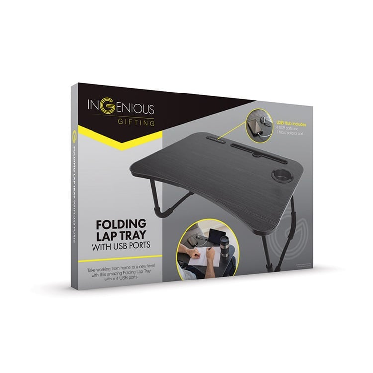 Rozkładany Stolik z Portami USB