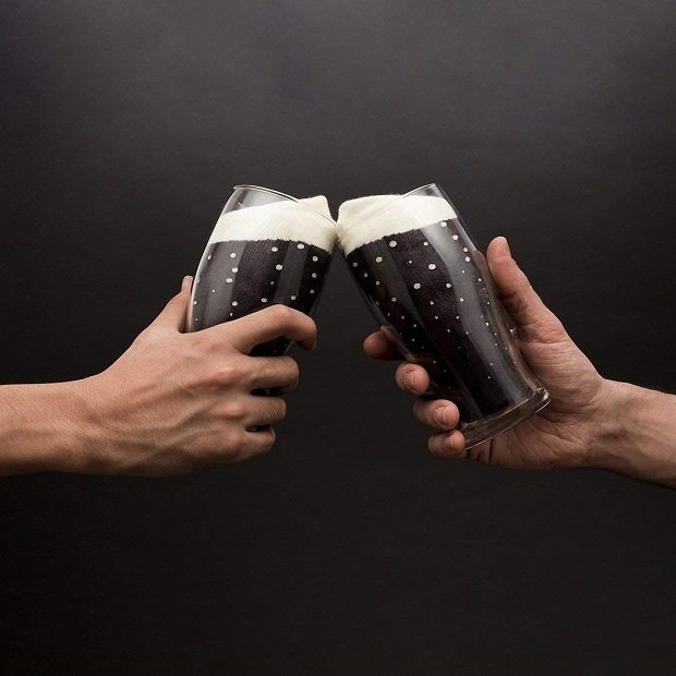 Skarpetki Ciemne Piwo w Puszce