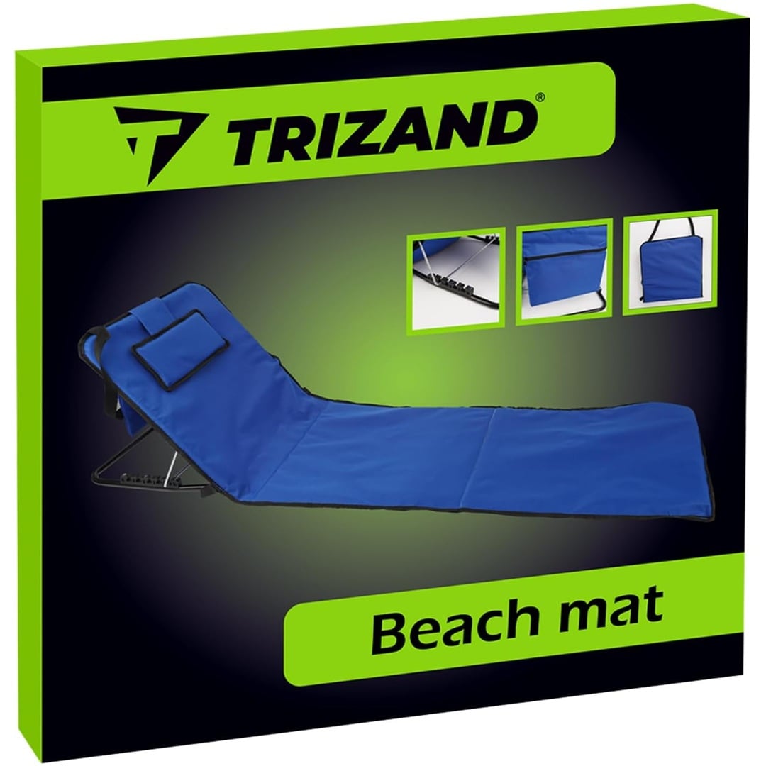 Składana Mata Plażowa z Oparciem