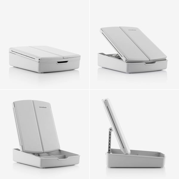 Składane Lusterko do Makijażu z Podświetleniem 3w1