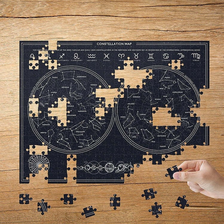Świecące Puzzle Gwiezdnych Konstelacji