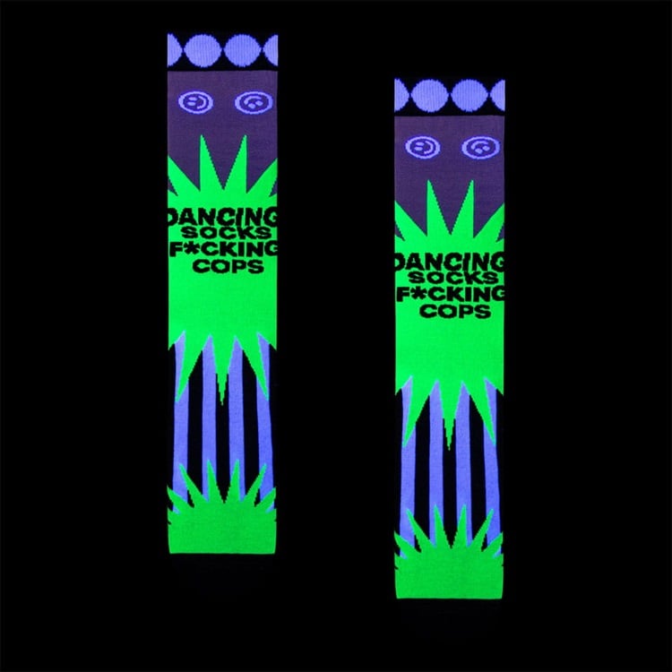 Świecące Skarpetki VHS – Zestaw