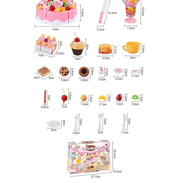 Tortowy Zestaw Urodzinowy