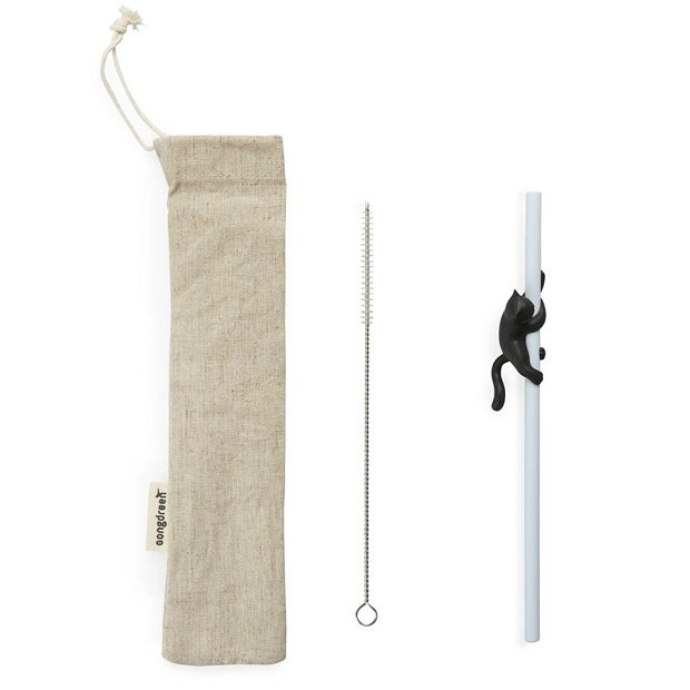 Wielorazowa Słomka Kotek