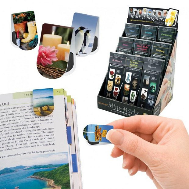 Zakładki Magnetyczne 6 sztuk